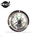 oil filled bourdon tube type valve for pressure gauge